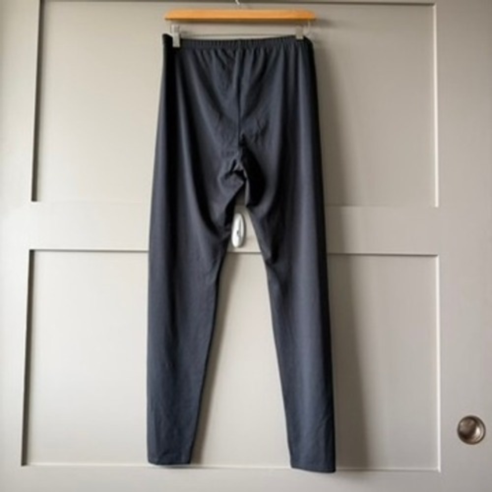 Eileen Fisher Jersey Ankle Leggings Womens M Graphite Gray NWT $98 P0031M - Picture 2 of 13
